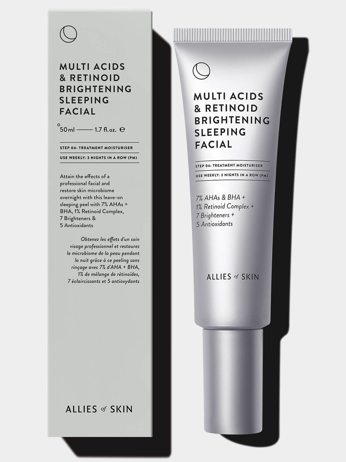 Multi Acids & Retinoid Brightening Sleeping Facial — Allies of Skin — Cleansing | profco.cy